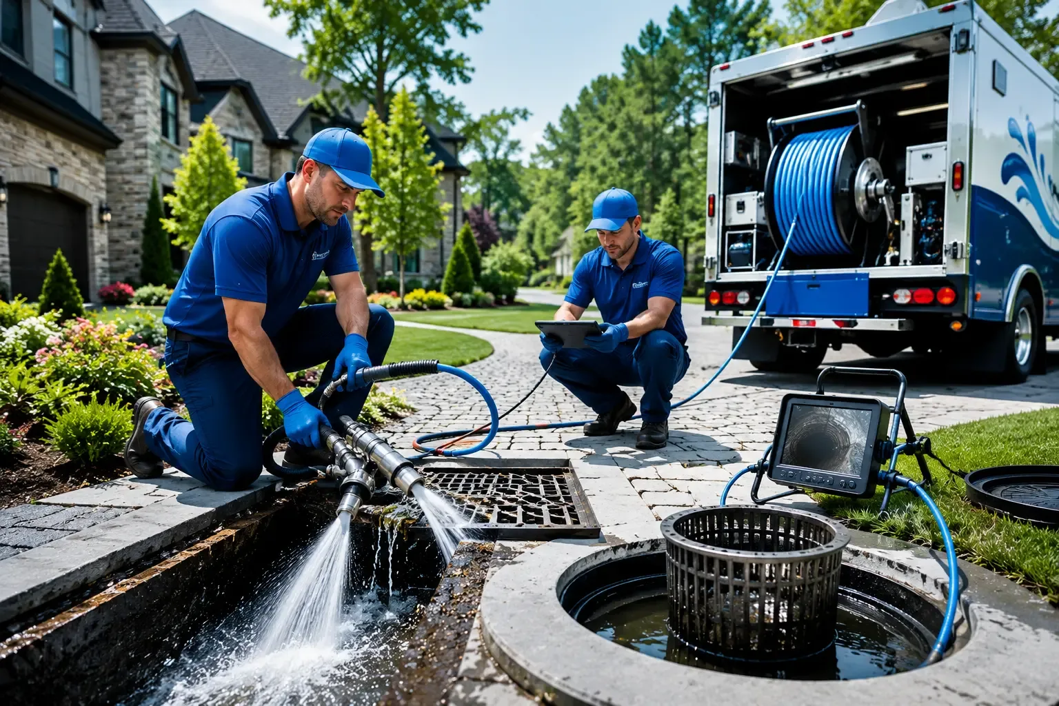 Local outdoor drain cleaning professionals in White Mills, KY